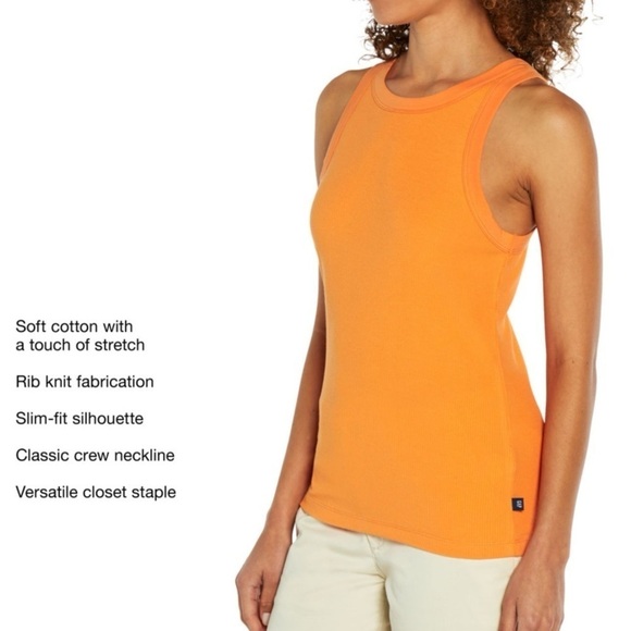 NWT  GAP Tangerine ribbed tank tap  XXL - Picture 4 of 8